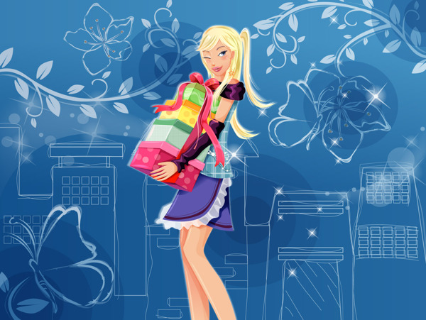 禮物的小女孩