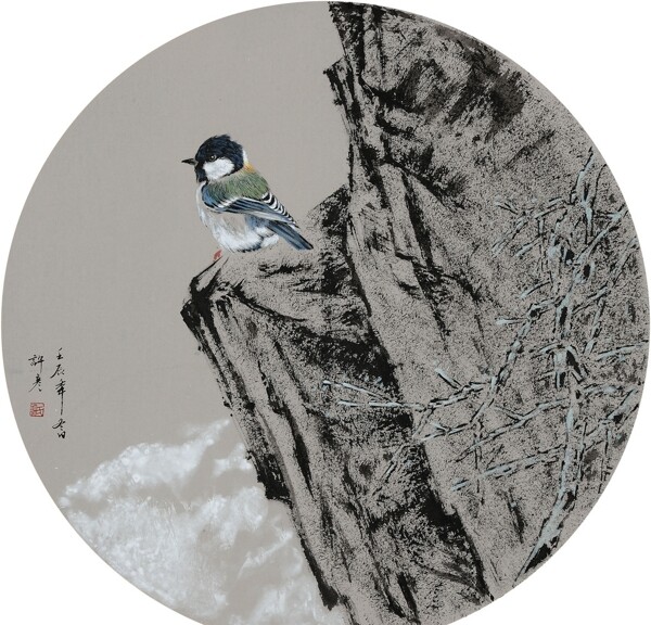 傲立千仞圖片