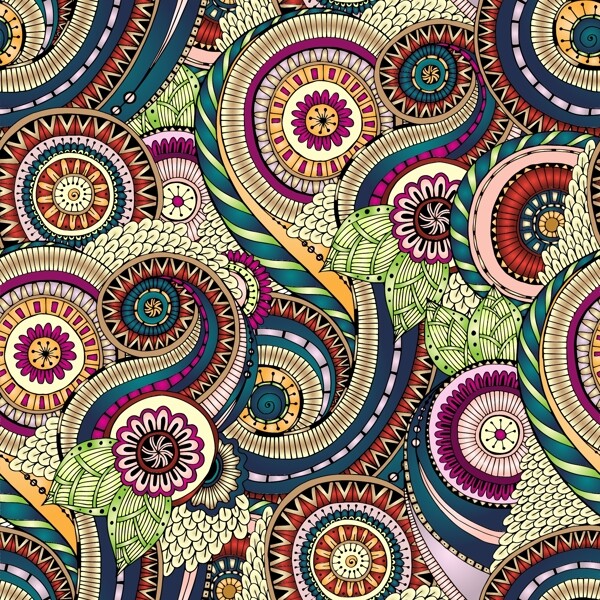 古典花紋圖片