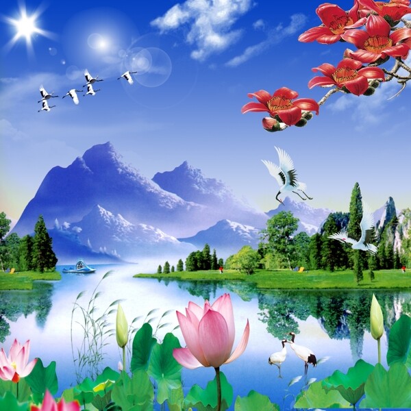 山水風(fēng)景圖片