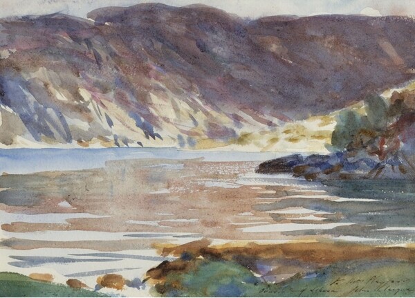 JohnSingerSargentLochMoidartInvernesshire1896畫家風(fēng)景畫靜物油畫建筑油畫裝飾畫