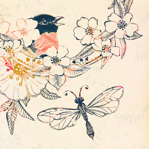 位圖插畫(huà)時(shí)尚插畫(huà)動(dòng)物插畫(huà)藝術(shù)效果免費(fèi)素材