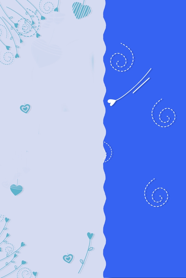 邊框藍(lán)色簡約給風(fēng)海報(bào)banner背景