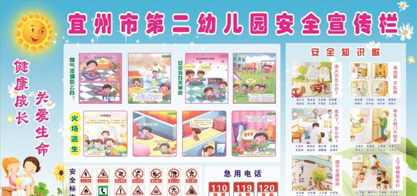 幼兒園展板