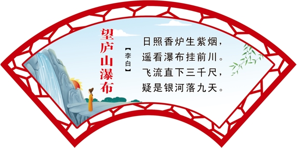 望廬山瀑布
