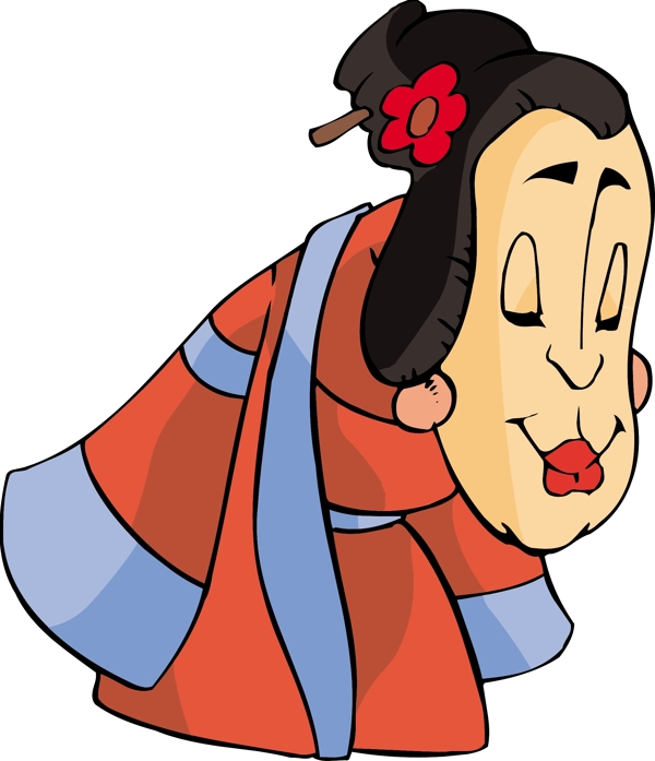 古代人物漫畫
