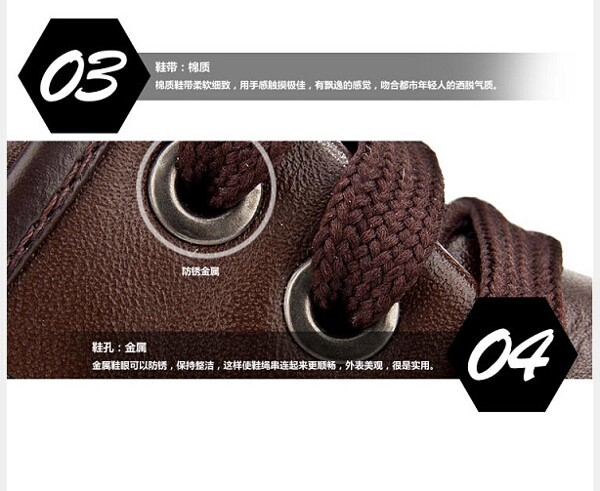 時尚潮流男鞋細節(jié)展示