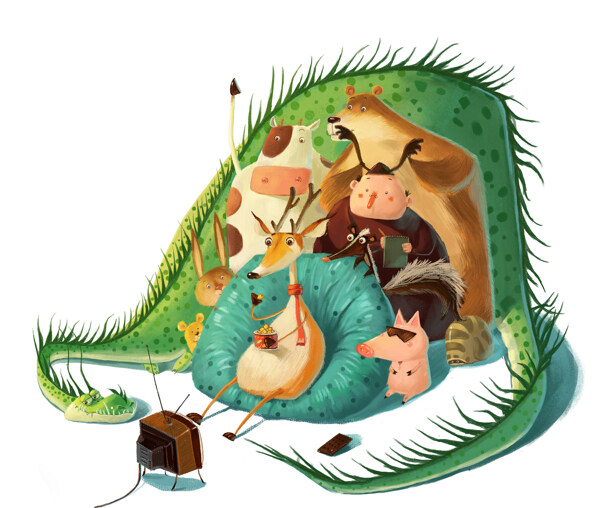 位圖插畫插畫師藝術(shù)效果手繪免費(fèi)素材