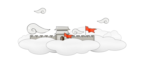 城樓簡(jiǎn)筆畫