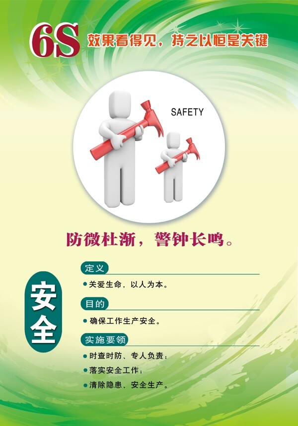 6S管理海報圖片