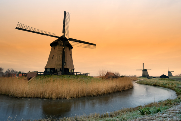 荷兰风车摄影