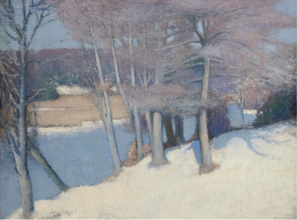 EdmundWilliamGreacenWinterWoods.jpeg畫家風(fēng)景畫靜物油畫建筑油畫裝飾畫