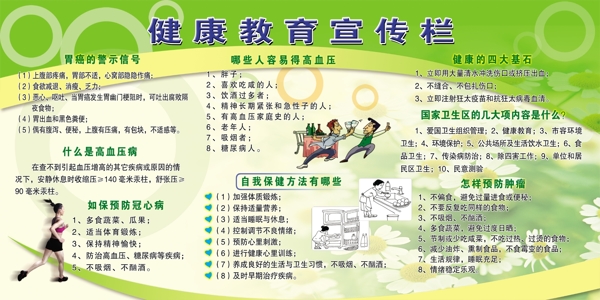 健康教育宣傳欄圖片