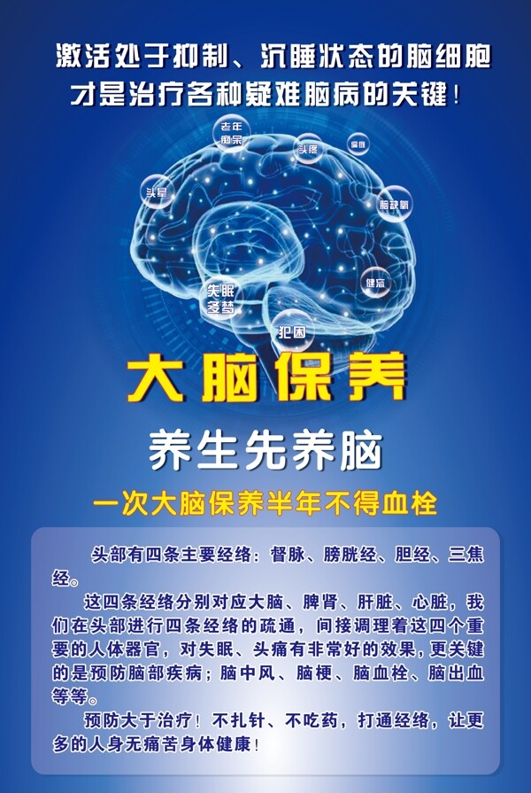 大腦保養(yǎng)圖