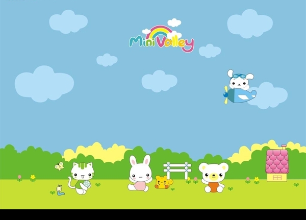 卡通Minivalley貓圖片