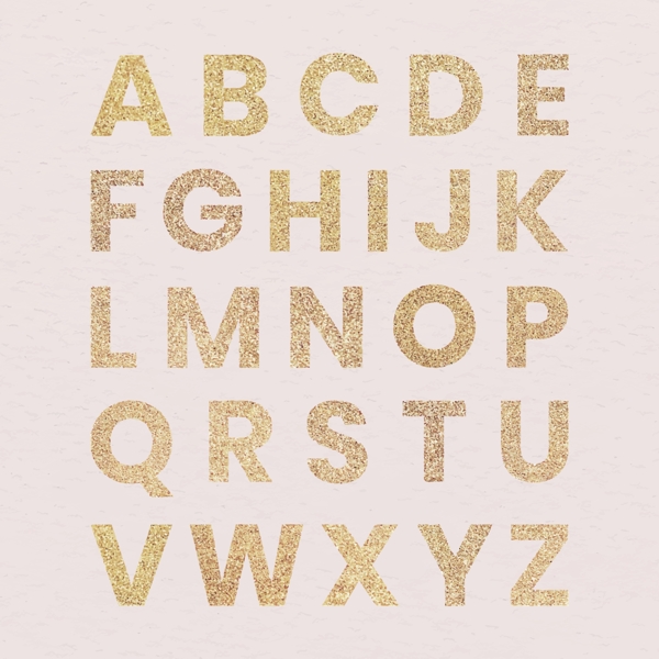 金色字母