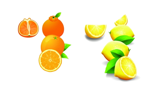 甜橙柠檬图片