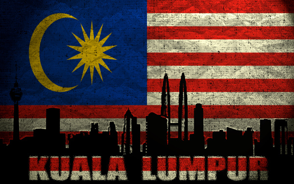 马来西亚国旗地图图片