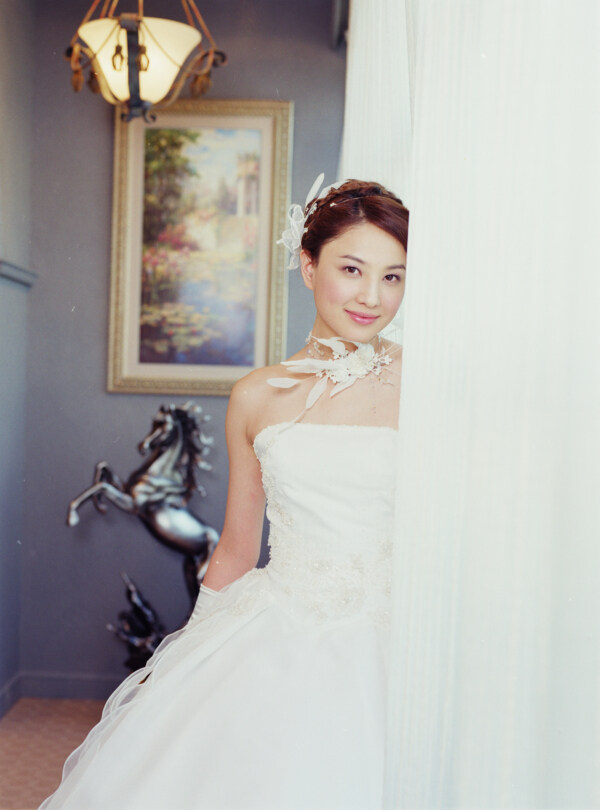 婚紗攝影樣片美麗新娘圖片