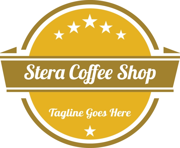 干咖啡店logo模板