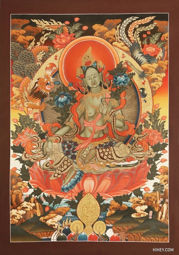 綠度母圖片