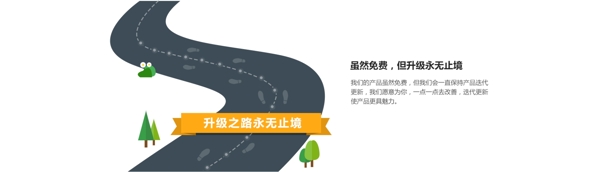 扁平道路banner