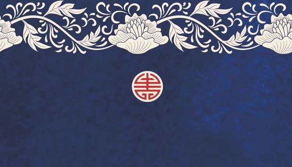 青花瓷背景