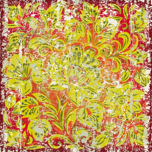 歐美花紋2299矢量EPS
