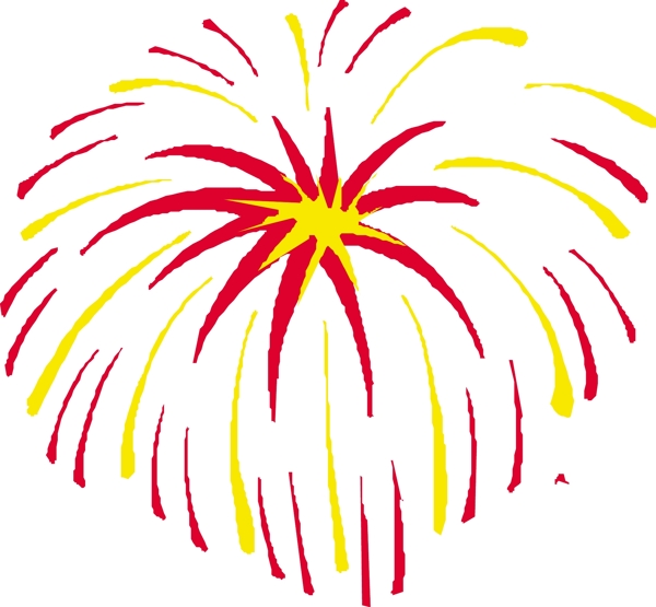 喜慶爆竹煙花矢量圖01