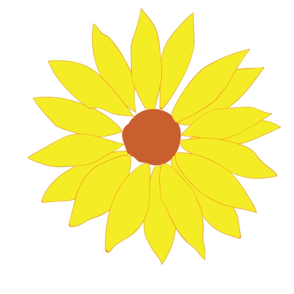 黄色的菊花免抠图