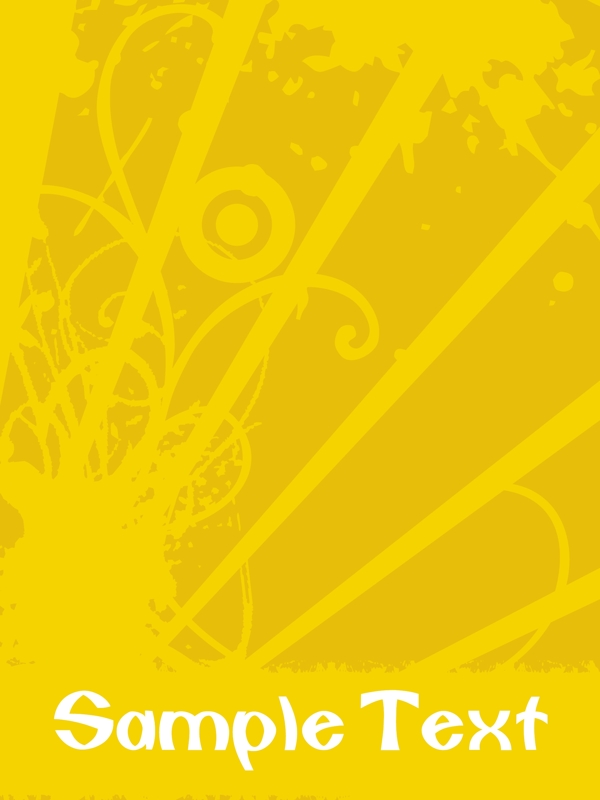 黃色的垃圾與創(chuàng)意設(shè)計