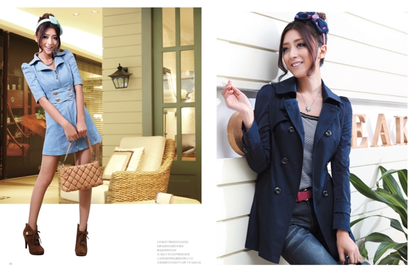 服裝畫冊圖片