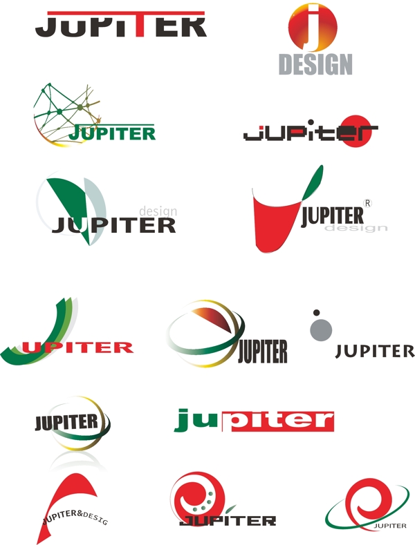 jupiter公司logo設計圖片