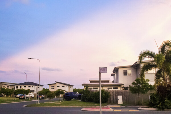 蓝天下的澳洲小镇风情
