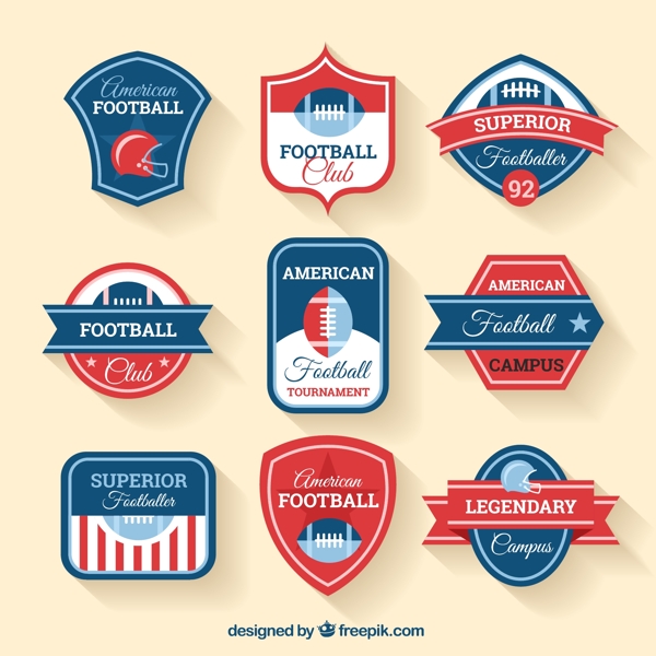 美国足球徽章