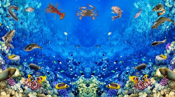 魚背景