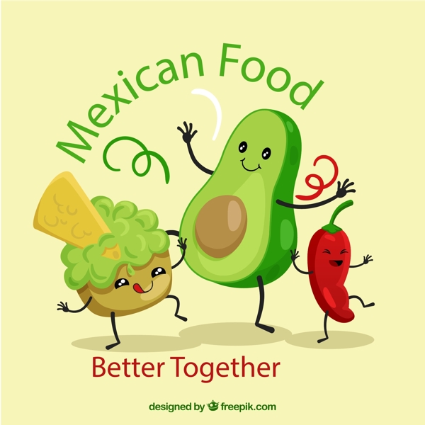 墨西哥表情食物图片