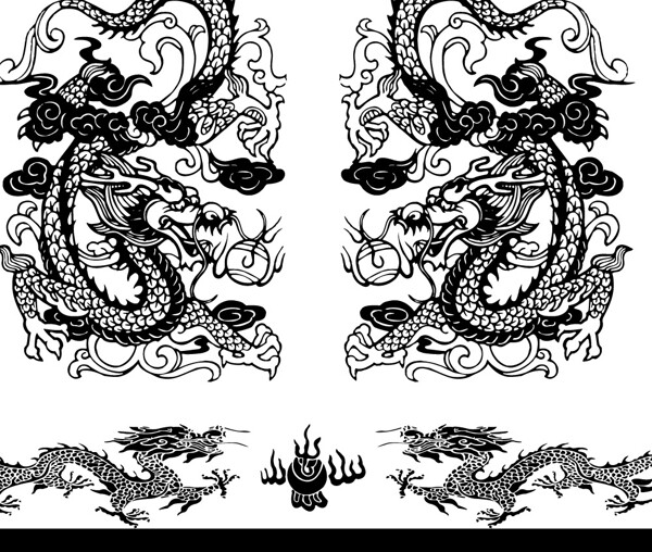 矢量龍圖片