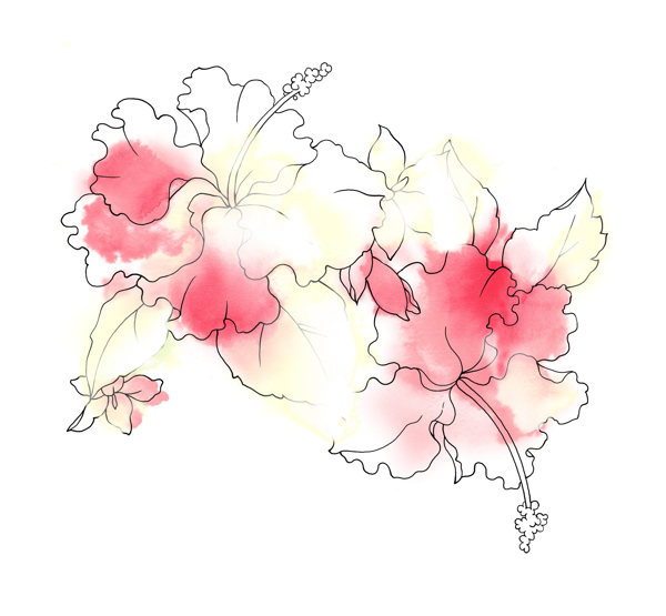 位圖植物圖案寫意花卉花朵牡丹免費(fèi)素材