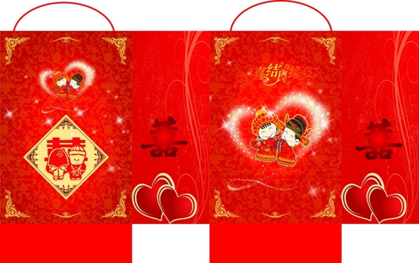 婚慶手提袋圖片