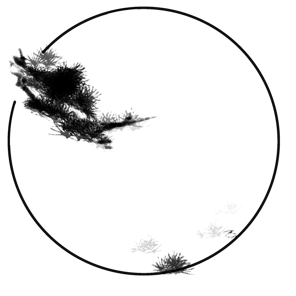 美麗邊框卡通插畫(huà)
