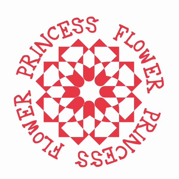 印花矢量圖徽章標(biāo)記色彩紅色白色免費(fèi)素材