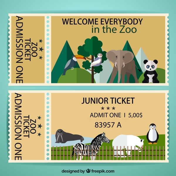 动物园单人门票图片
