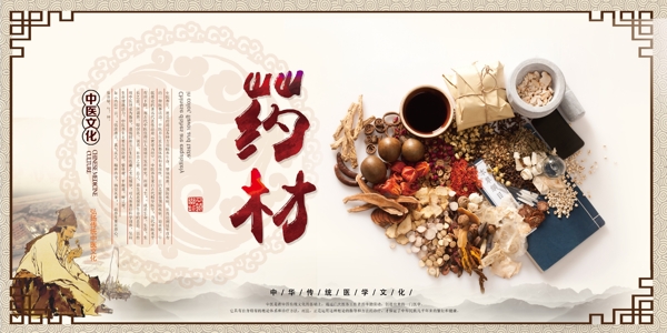 中医传统文化展板CMYK