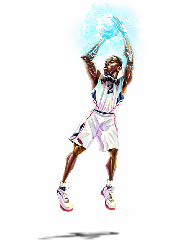 位图人物球星NBA约翰逊免费素材