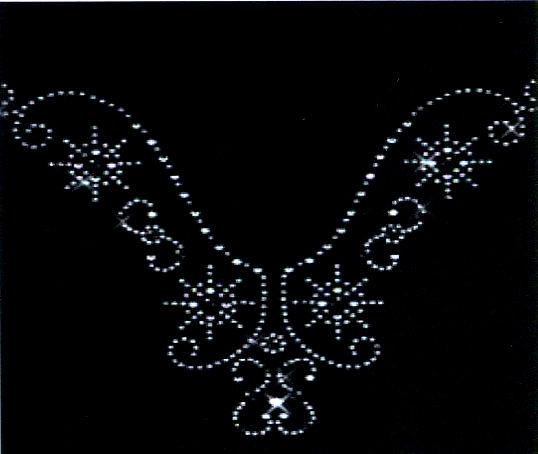 燙鉆領(lǐng)邊花紋免費(fèi)素材