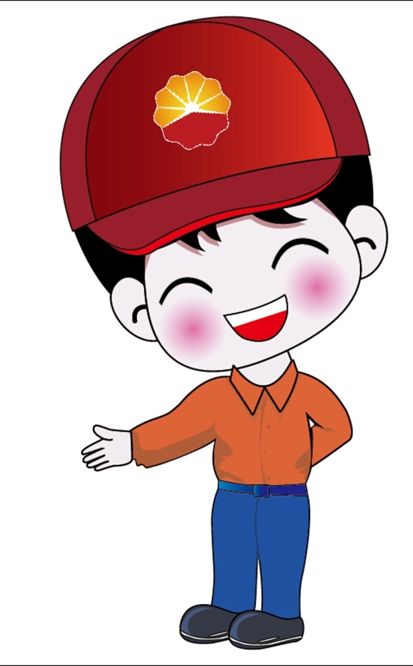 卡通小孩