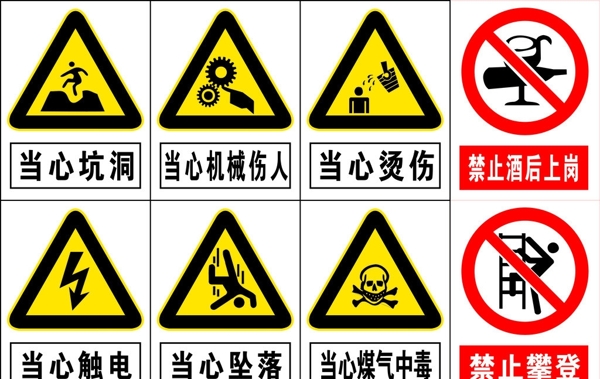 警示牌圖片
