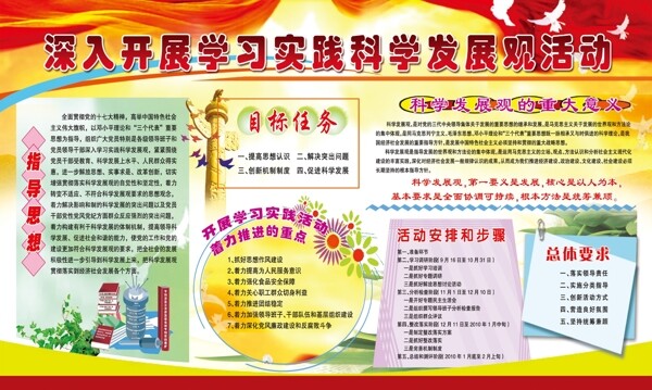 黨建展板模板圖片