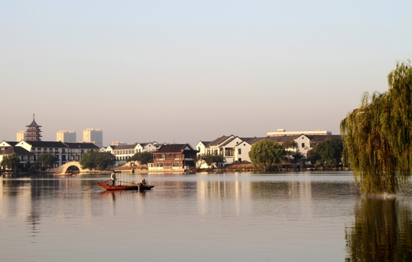 嘉兴南湖风景图片